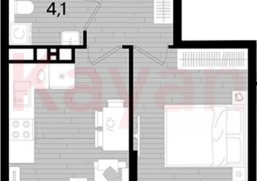Продажа 1-комн. квартиры, 34.2 кв.м фото 0 Продажа 1-комн. квартиры, 34.2 кв.м фото 0