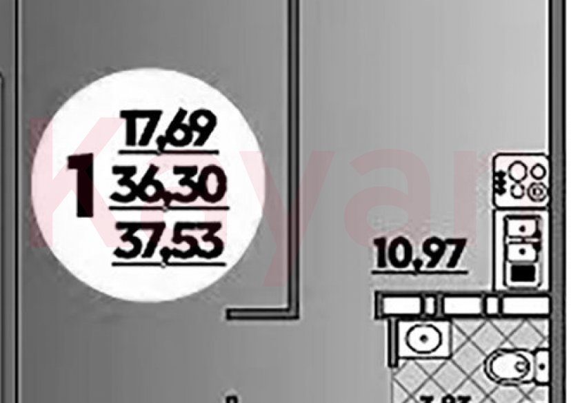 Продажа 1-комн. квартиры, 36.3 кв.м фото 0 Продажа 1-комн. квартиры, 36.3 кв.м фото 0