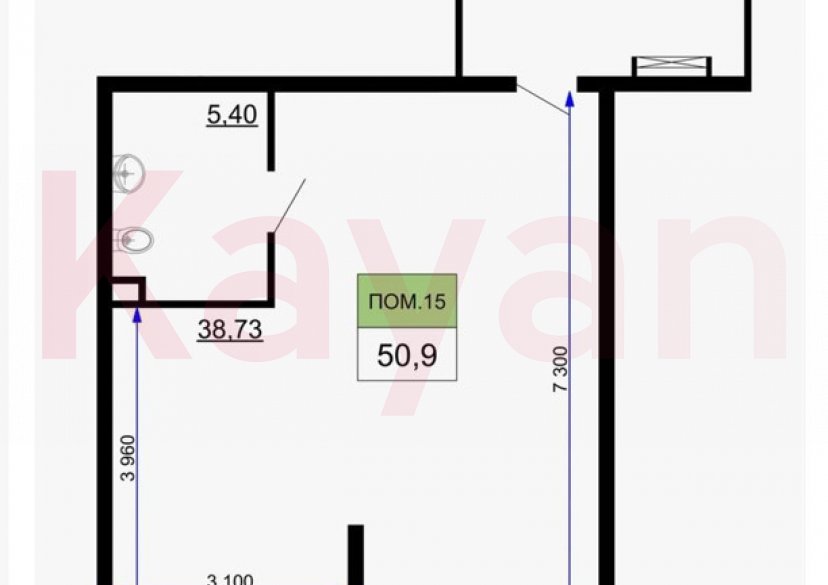 Продажа коммерции, 51 кв.м (Свободного назначения) фото 4