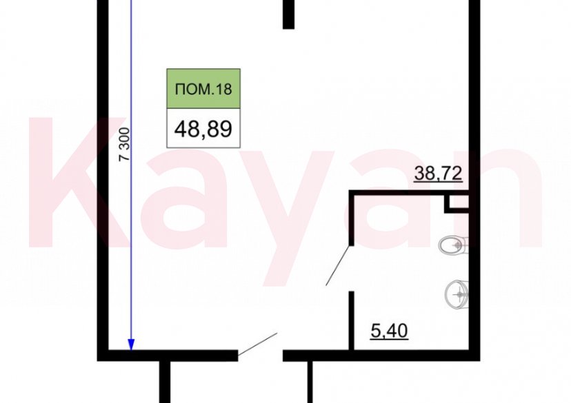 Продажа коммерции, 49 кв.м (Свободного назначения) фото 5