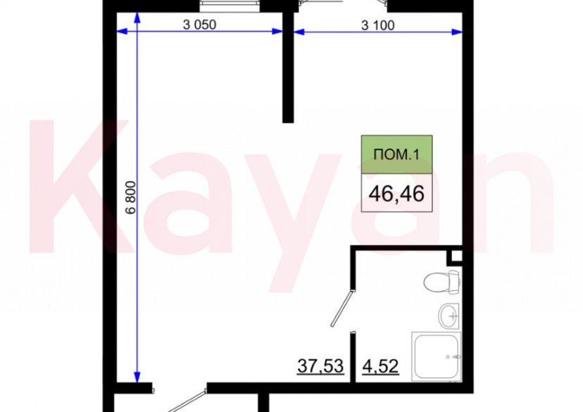 Продажа коммерции, 47 кв.м (Свободного назначения) фото 7