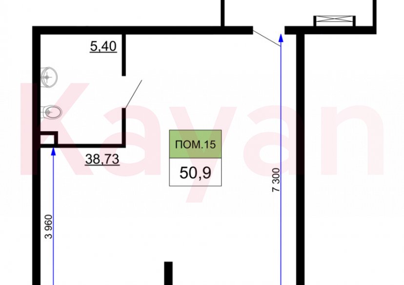 Аренда коммерции, 51 кв.м (Свободного назначения) фото 2