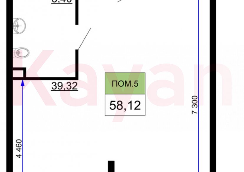 Аренда коммерции, 60 кв.м (Свободного назначения) фото 1