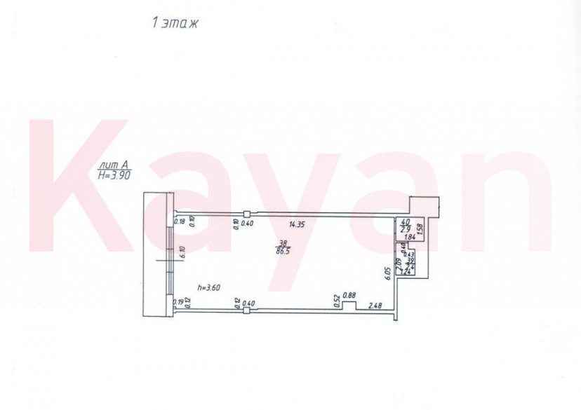 Аренда коммерции, 92 кв.м (Свободного назначения) фото 12 Аренда коммерции, 92 кв.м (Свободного назначения) фото 12