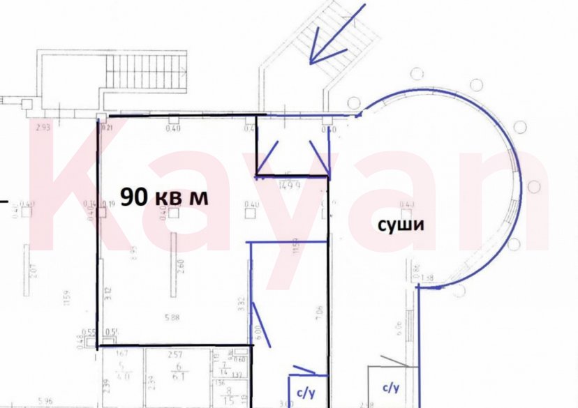 Аренда коммерции, 90 кв.м (Свободного назначения) фото 7