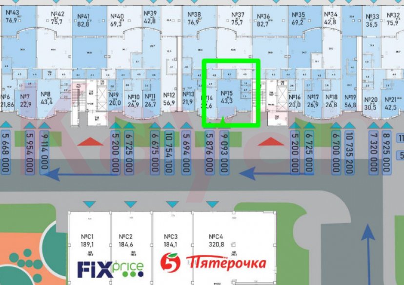 Продажа коммерции, 44 кв.м (Свободного назначения) фото 0