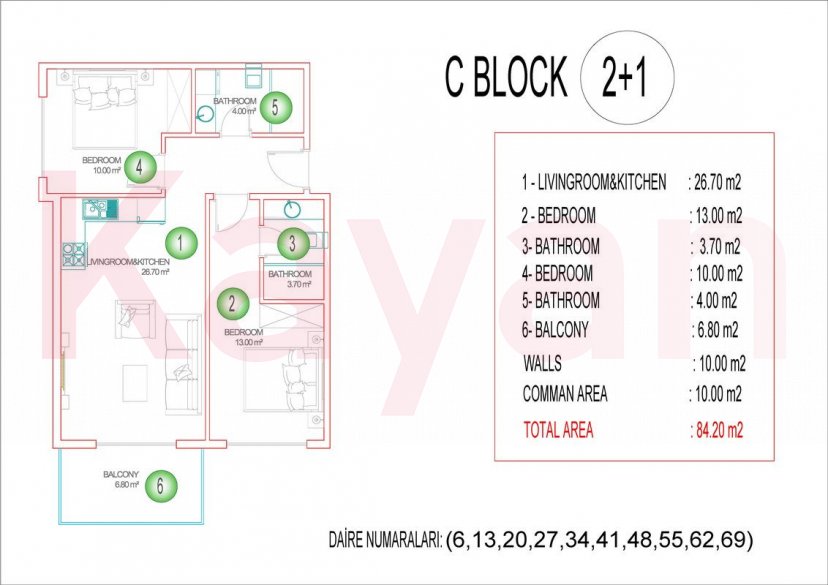 Продажа 2-комн. квартиры, 55 кв.м фото 44