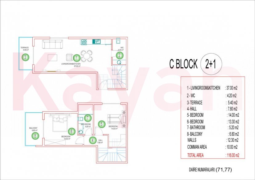 Продажа 2-комн. квартиры, 55 кв.м фото 47