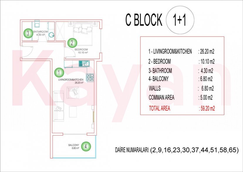 Продажа 2-комн. квартиры, 55 кв.м фото 49