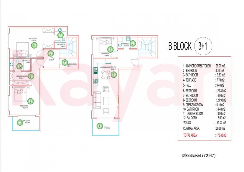 Продажа 2-комн. квартиры, 55 кв.м фото 54