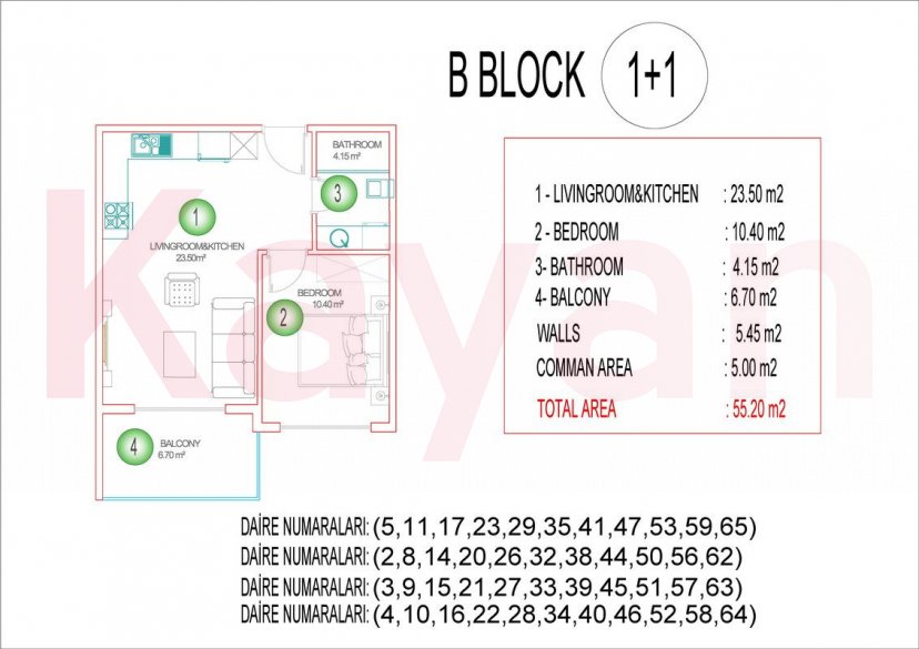 Продажа 2-комн. квартиры, 55 кв.м фото 57