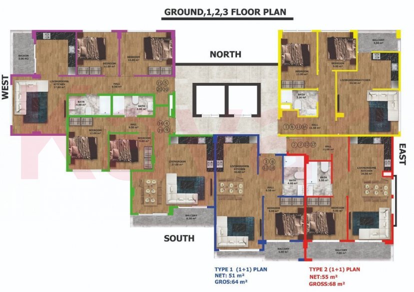 Продажа 2-комн. квартиры, 62 кв.м фото 15 Продажа 2-комн. квартиры, 62 кв.м фото 15