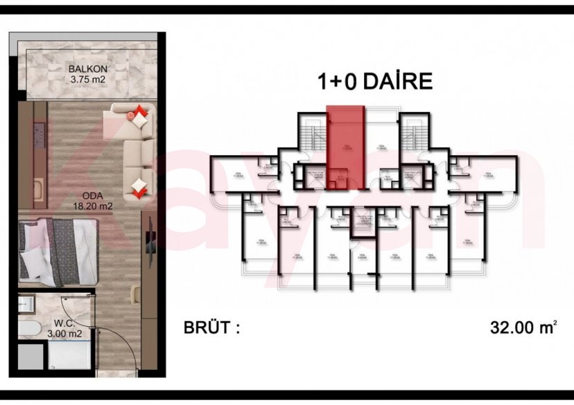 Продажа 1-комн. квартиры, 32 кв.м фото 15