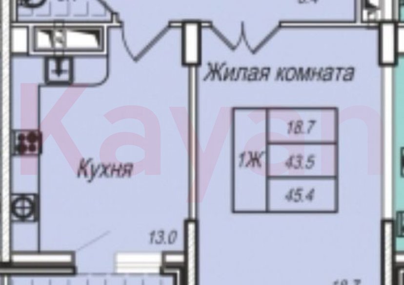 Продажа 1-комн. квартиры, 44.6 кв.м фото 42