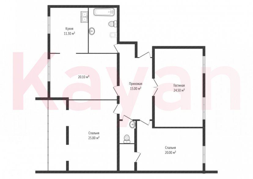 Продажа 4-комн. квартиры, 139 кв.м фото 21