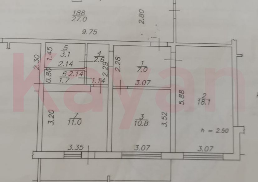 Продажа 2-комн. квартиры, 54.3 кв.м фото 24