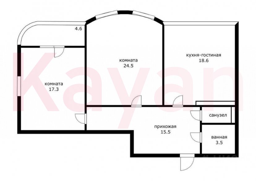 Продажа 2-комн. квартиры, 86 кв.м фото 13
