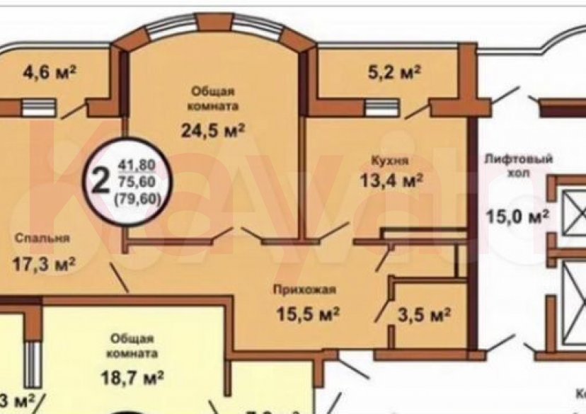 Продажа 2-комн. квартиры, 86 кв.м фото 3