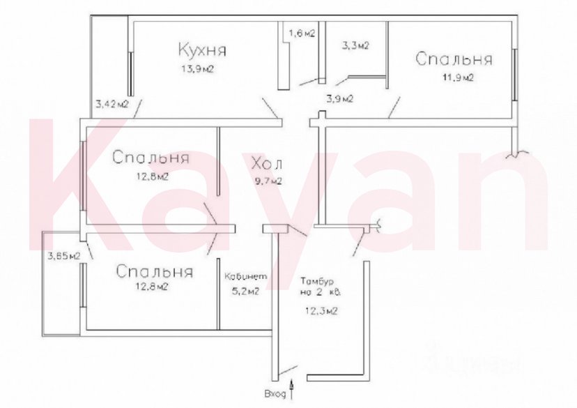 Продажа 3-комн. квартиры, 82.2 кв.м фото 7