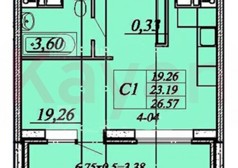 Продажа студии, 25 кв.м фото 15