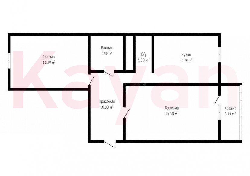 Продажа 2-комн. квартиры, 62 кв.м фото 5