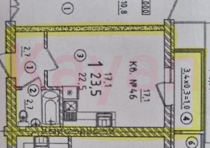 Продажа студии, 25 кв.м фото 10 Продажа студии, 25 кв.м фото 10