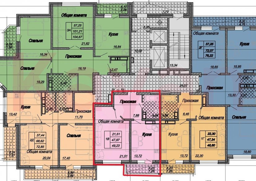 Продажа 1-комн. квартиры, 47.6 кв.м фото 9