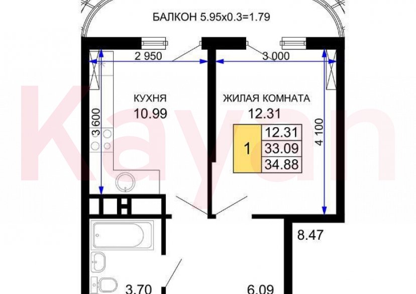 Продажа 1-комн. квартиры, 35 кв.м фото 16 Продажа 1-комн. квартиры, 35 кв.м фото 16
