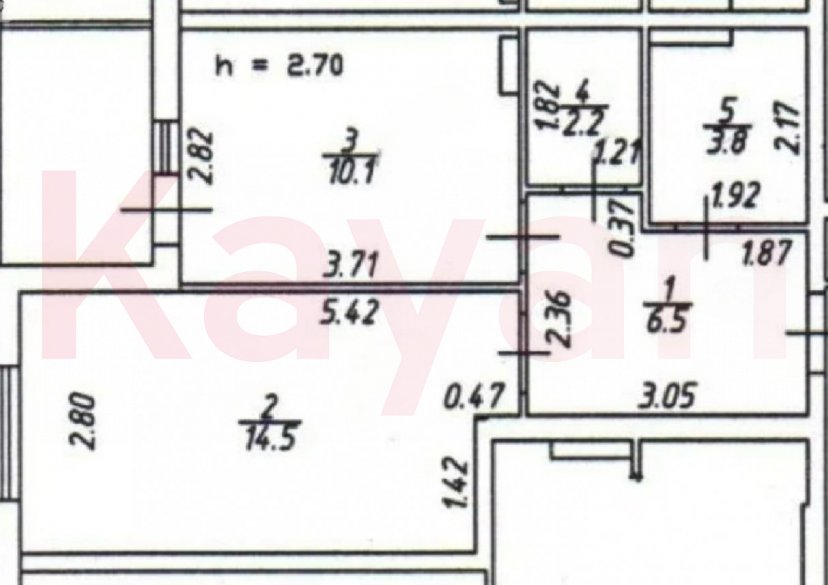 Продажа 1-комн. квартиры, 37.1 кв.м фото 5