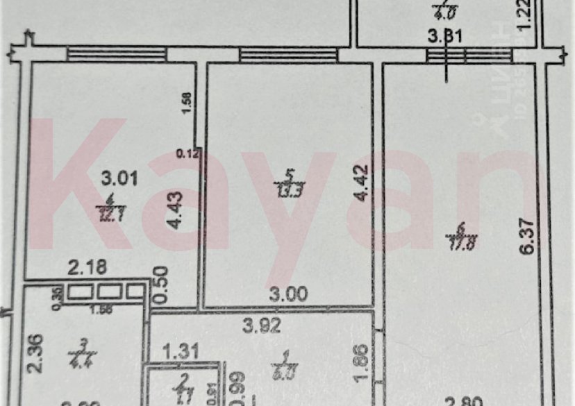 Продажа 2-комн. квартиры, 54.7 кв.м фото 10
