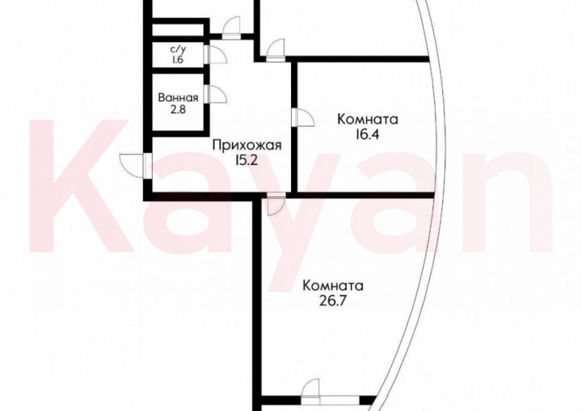 Продажа 3-комн. квартиры, 95.4 кв.м фото 22