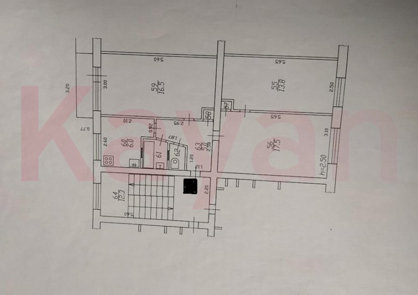 Продажа 3-комн. квартиры, 62.3 кв.м фото 7