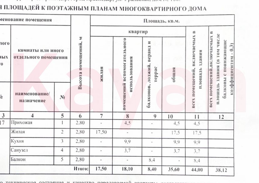 Продажа 1-комн. квартиры, 38.1 кв.м фото 5