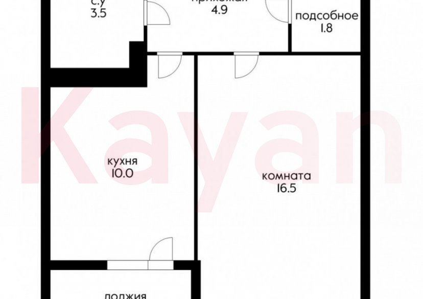 Продажа 1-комн. квартиры, 37 кв.м фото 14