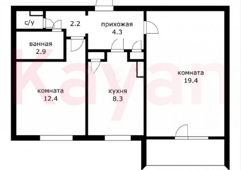 Продажа 2-комн. квартиры, 52 кв.м фото 6
