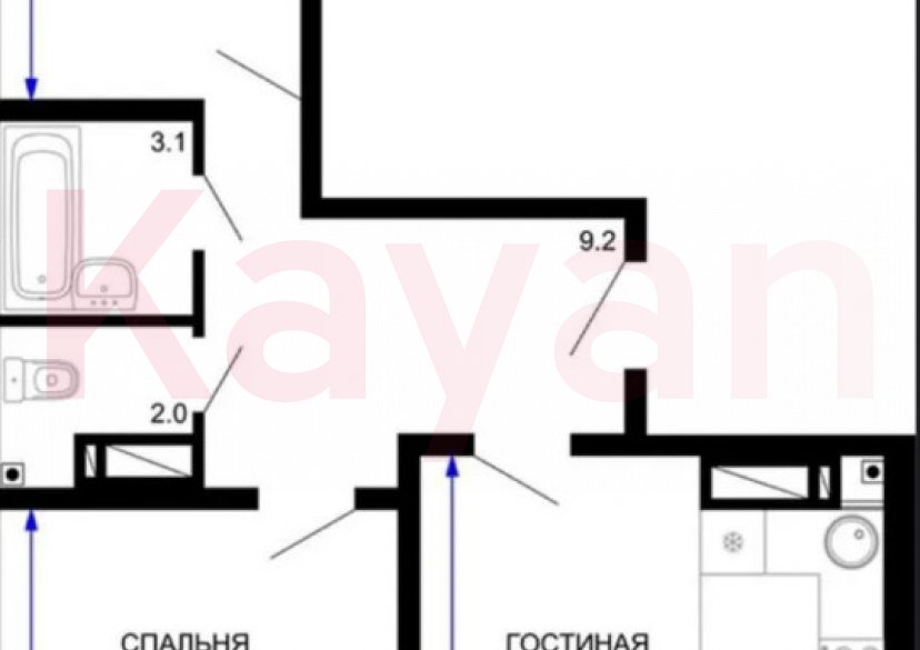Продажа 2-комн. квартиры, 67.5 кв.м фото 33