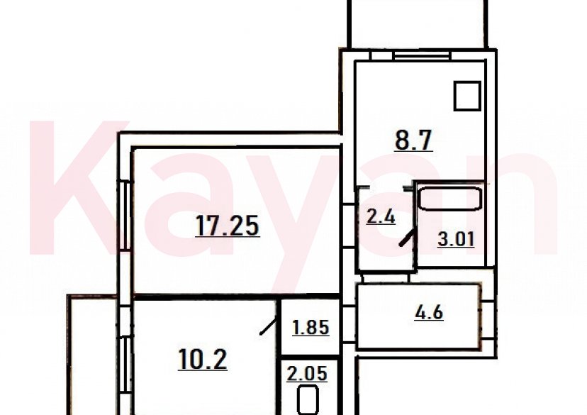 Продажа 2-комн. квартиры, 51 кв.м фото 18