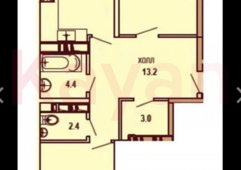 Продажа 2-комн. квартиры, 76 кв.м фото 9