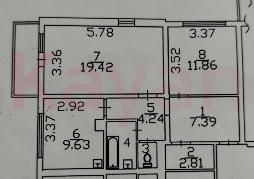 Продажа 2-комн. квартиры, 60 кв.м фото 14 Продажа 2-комн. квартиры, 60 кв.м фото 14