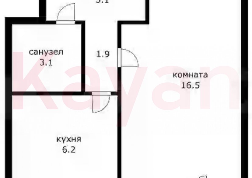 Продажа 1-комн. квартиры, 30.8 кв.м фото 5 Продажа 1-комн. квартиры, 30.8 кв.м фото 5