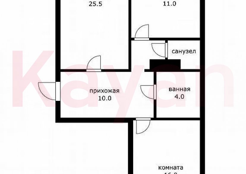Продажа 2-комн. квартиры, 66 кв.м фото 16