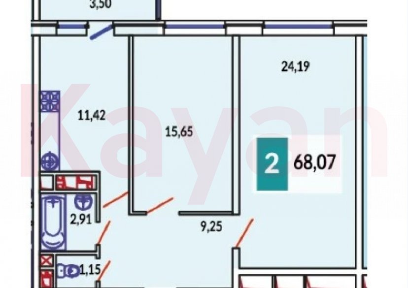 Продажа 2-комн. квартиры, 65 кв.м фото 5 Продажа 2-комн. квартиры, 65 кв.м фото 5