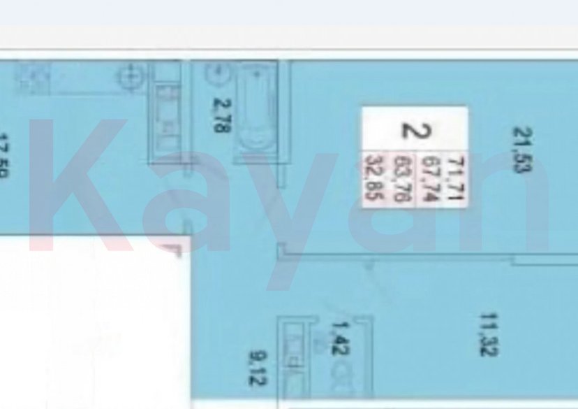 Продажа 2-комн. квартиры, 71.71 кв.м фото 4 Продажа 2-комн. квартиры, 71.71 кв.м фото 4