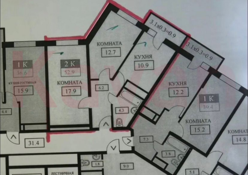 Продажа 2-комн. квартиры, 53.1 кв.м фото 0 Продажа 2-комн. квартиры, 53.1 кв.м фото 0