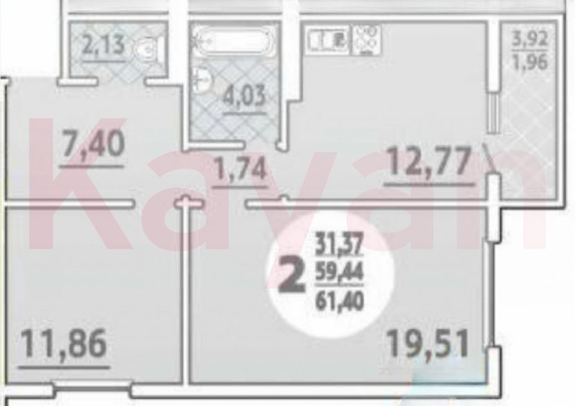 Продажа 2-комн. квартиры, 62 кв.м фото 4 Продажа 2-комн. квартиры, 62 кв.м фото 4
