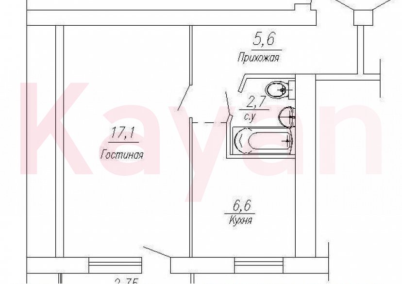 Продажа 1-комн. квартиры, 32 кв.м фото 5 Продажа 1-комн. квартиры, 32 кв.м фото 5