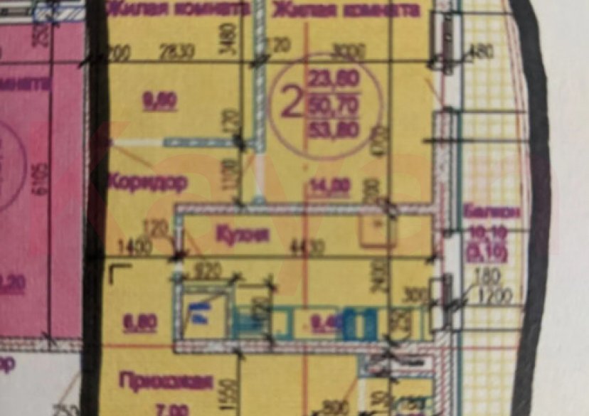 Продажа 2-комн. квартиры, 53.7 кв.м фото 8 Продажа 2-комн. квартиры, 53.7 кв.м фото 8