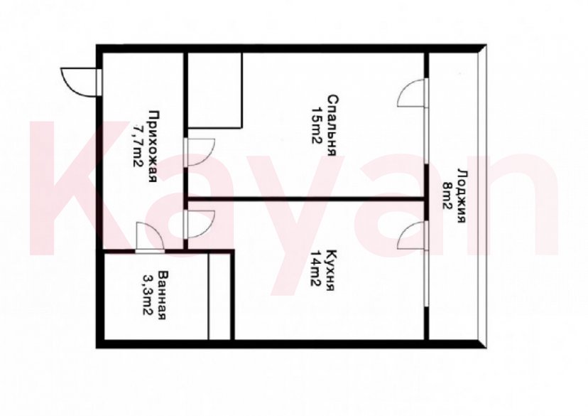 Продажа 1-комн. квартиры, 48 кв.м фото 15 Продажа 1-комн. квартиры, 48 кв.м фото 15