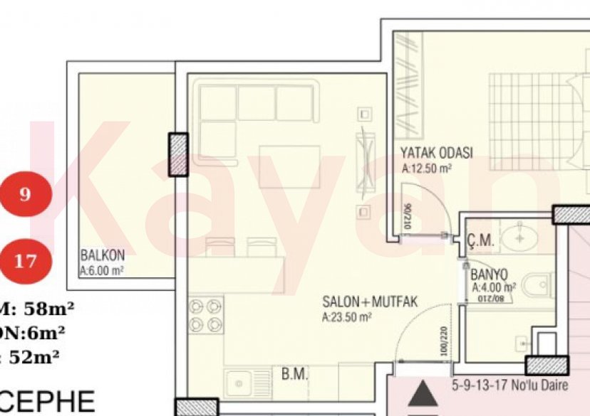 Продажа 2-комн. квартиры, 58 кв.м фото 3 Продажа 2-комн. квартиры, 58 кв.м фото 3