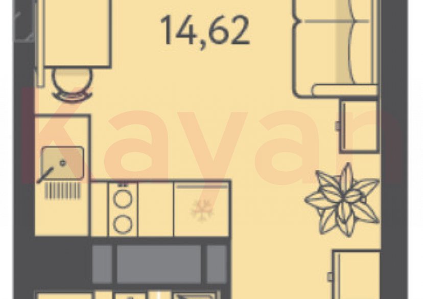 Продажа студии, 20.4 кв.м фото 7 Продажа студии, 20.4 кв.м фото 7
